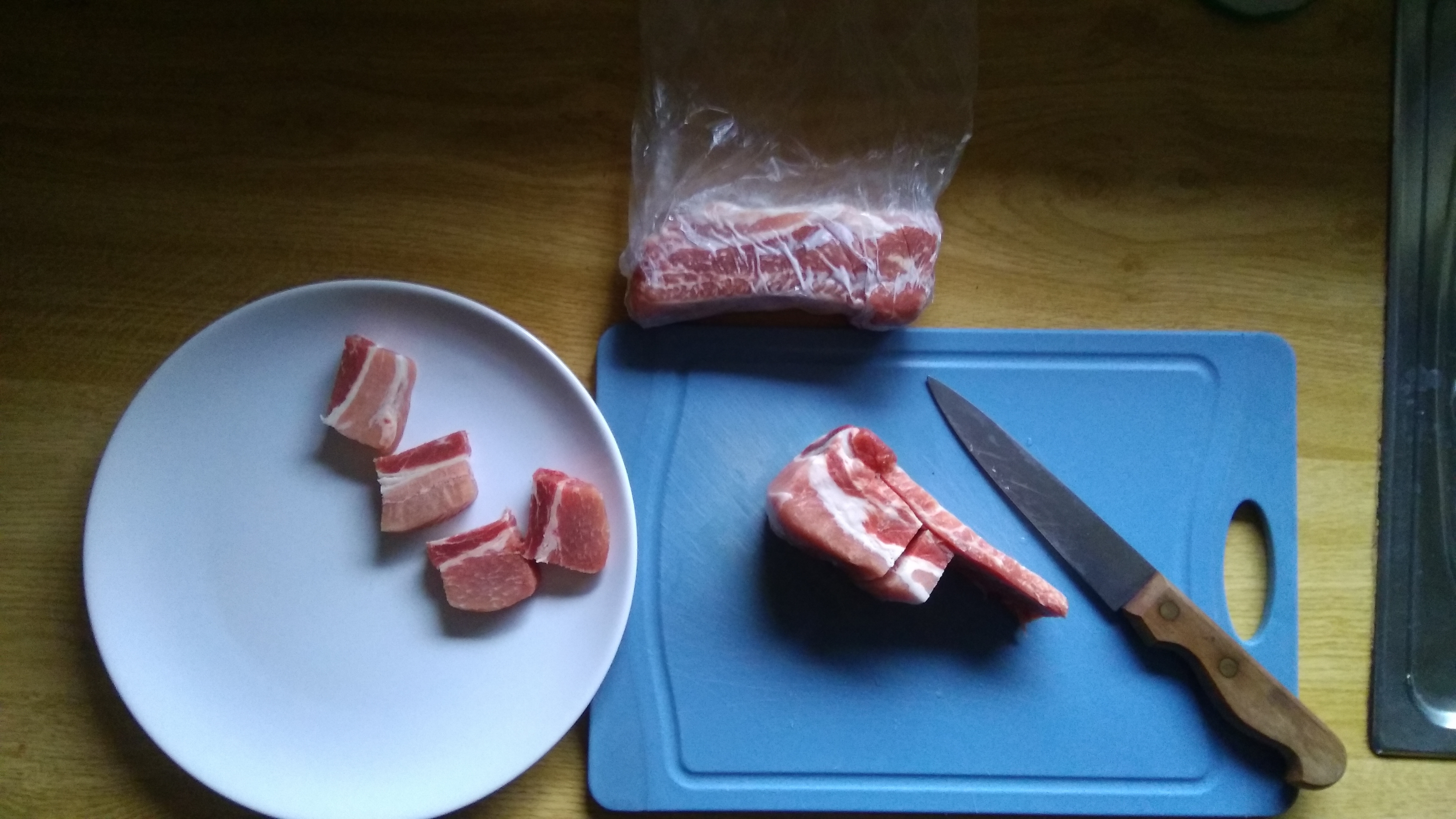 Dicke Rippe Vorbereitung