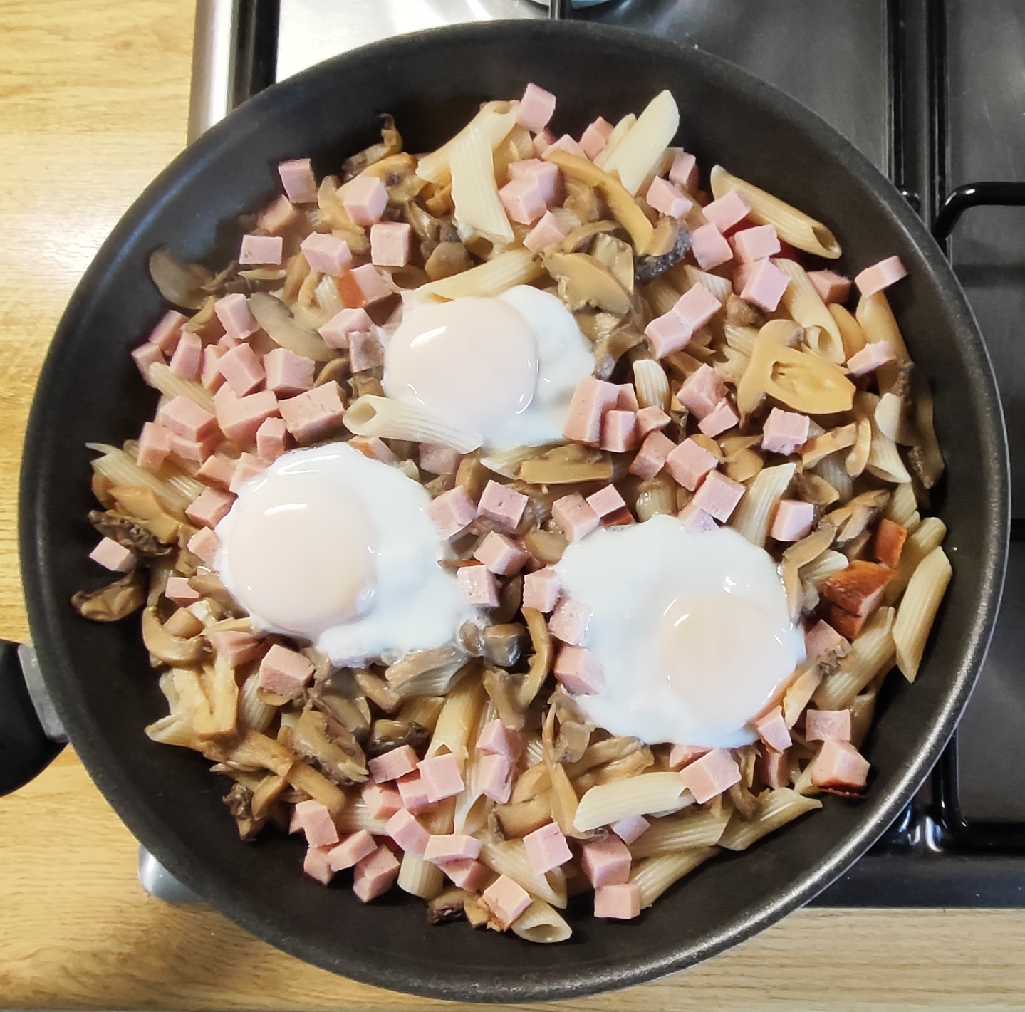 Eier sind gestockt